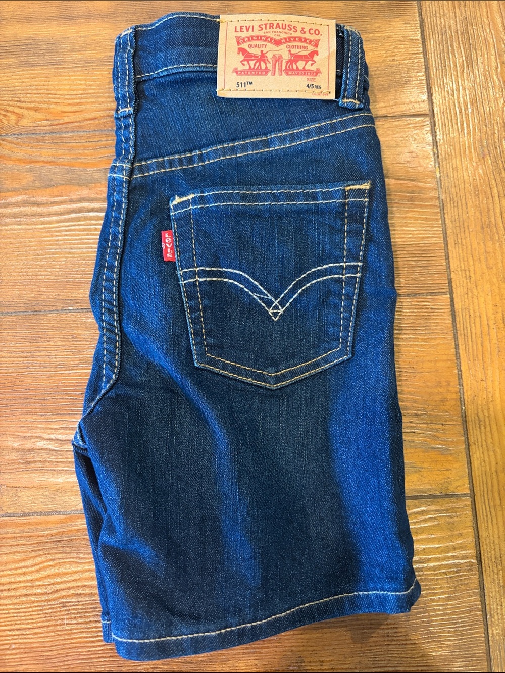 Levi's Dark Blue Slim Jeans with Signature Back Pocket